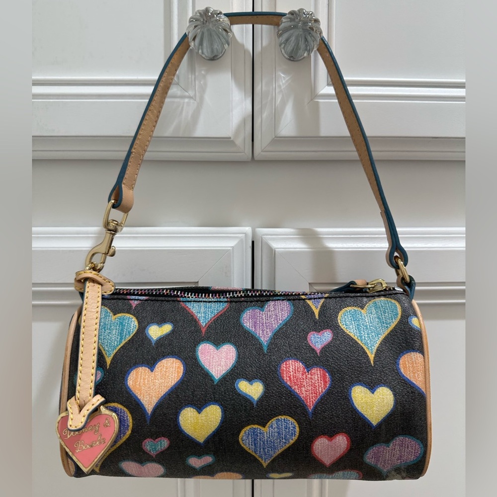 Dooney & Bourke Mini Barrel Bag | Y2k Crayon Hearts